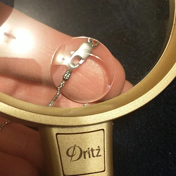 14k Italian white gold solid - Picture 6 of 8